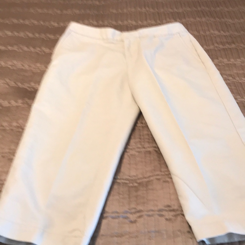 Coldwater Creek capris, light tan, natural fit, 6P